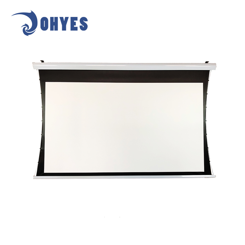 Tab-Tensioned projection screen
