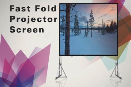 Fast-Fold-Projection-Screen