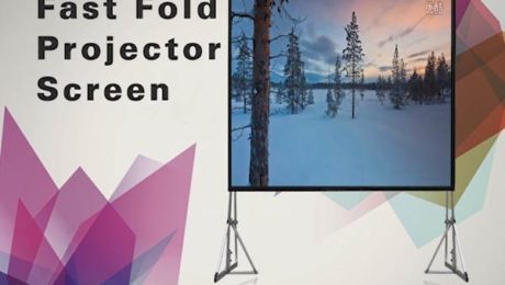 Fast-Fold-Projection-Screen