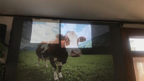 folding projector screen